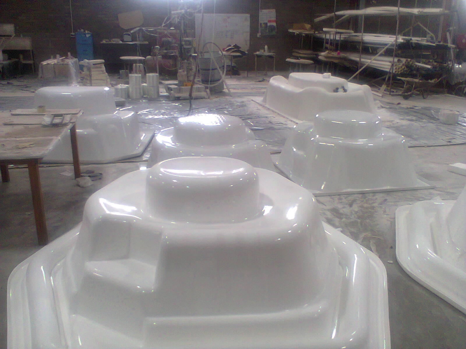 Rim Flow Jacuzzi Ready for Fibre Glass