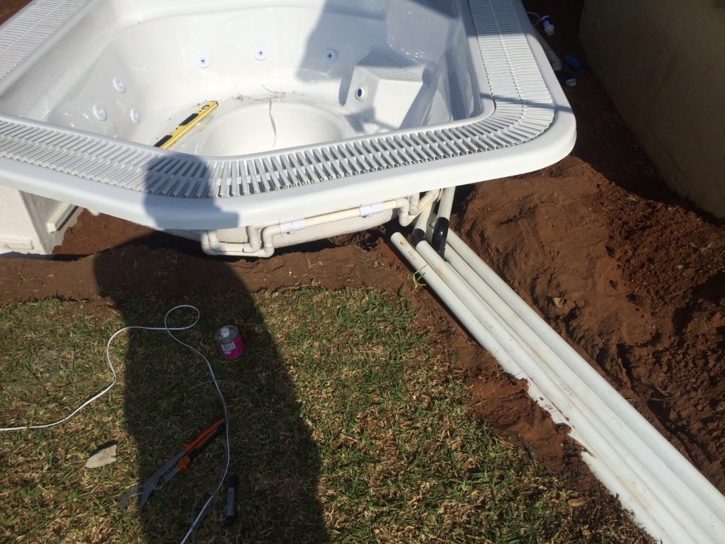 Rim Flow pipe installation